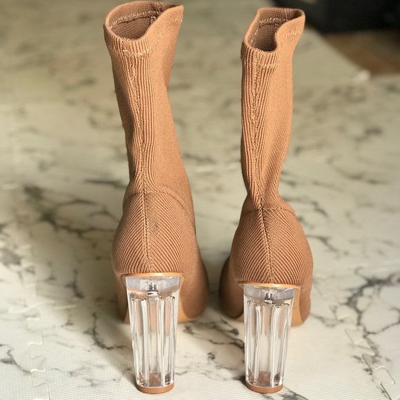 FASHION NOVA POINT TOE SOCK BOOTS - Picture 4 of 7